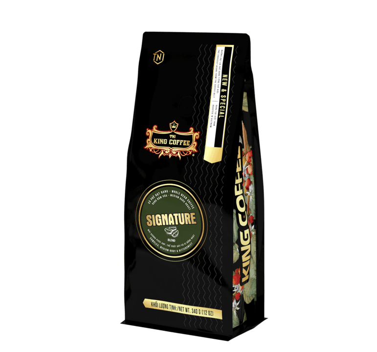 KING COFFEE Signature Whole Bean Coffee 340g (E/V)