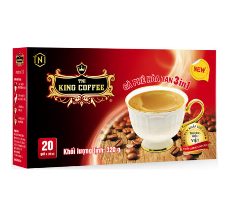 King coffee 3in1 instant - Box 20 sachets x16gr (EE)