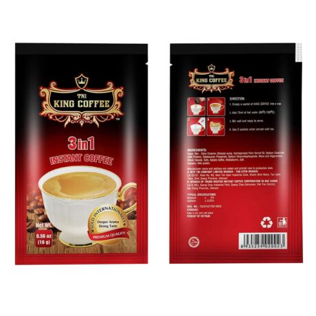 King coffee 3in1 instant - Túi 20+1 sachets x16gr (VV)