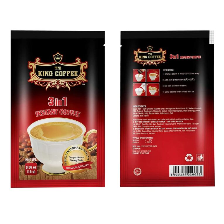 King coffee 3in1 instant - Túi 20+1 sachets x16gr (VV)
